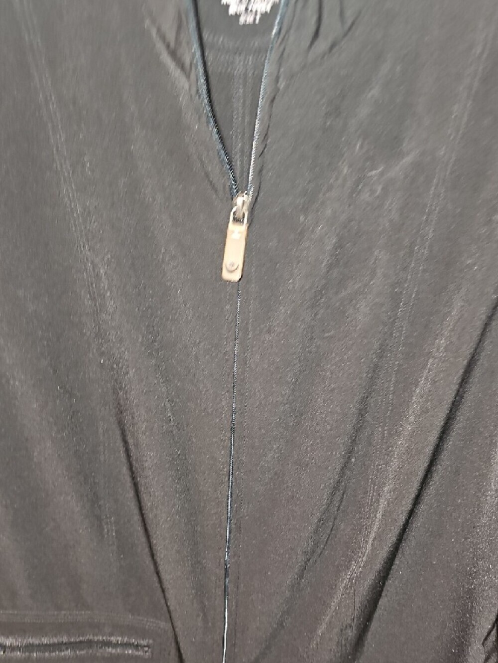 Zenergy by Chico's Black Zip Front Active Jacket Size Large - Picture 6 of 8